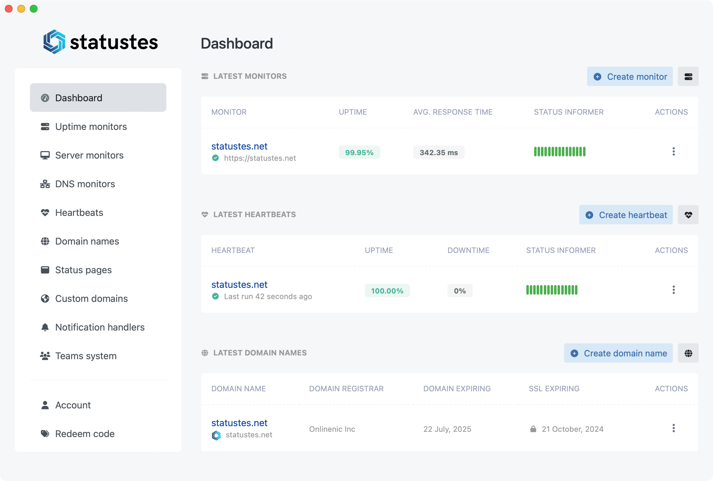 Dashboard